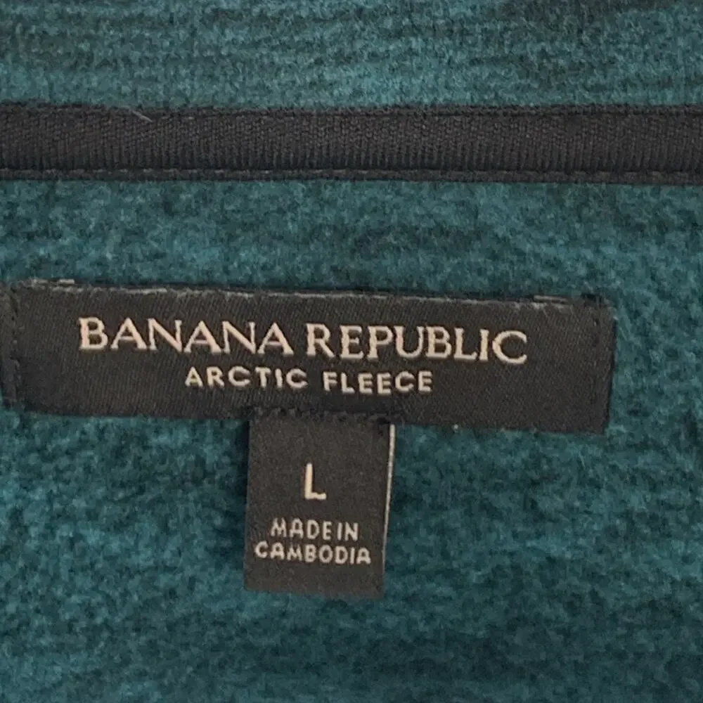 Banana Republic Quarter Zip Fleece Pullover Men’s Size Large